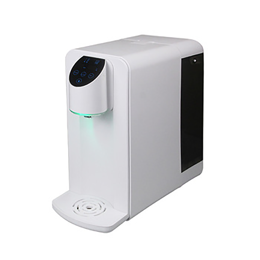 7L Pure Water Purifier Dispenser with Touch Screen - 7L capacity tabletop RO purifier with touch screen, hot/cold dispensing and UV sterilization.