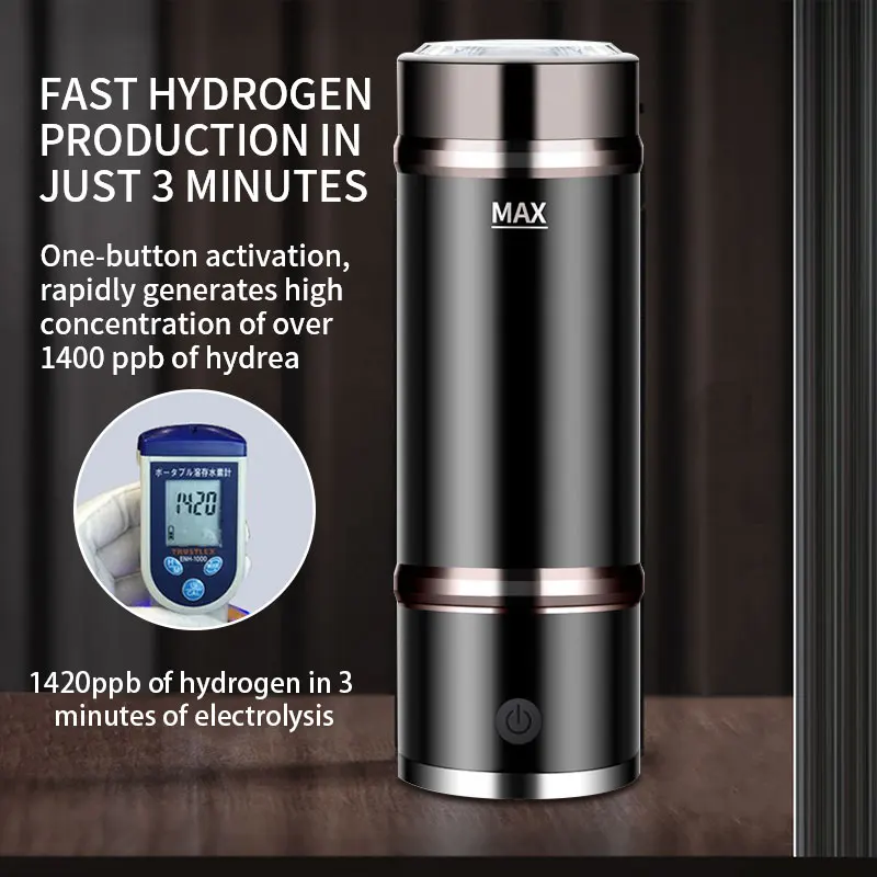 Excellent Antioxidant Portable Hydrogen Rich Water Bottle - image 3