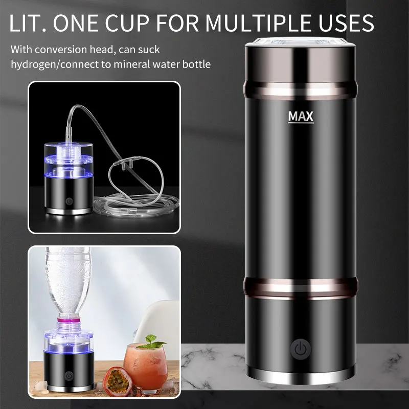 Excellent Antioxidant Portable Hydrogen Rich Water Bottle - image 4